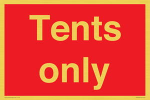 Tents only